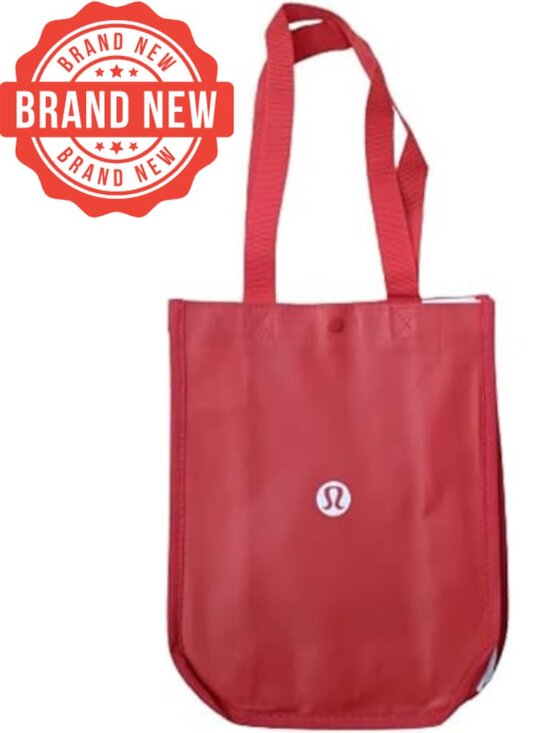 lululemon athletica Handbags - lululemon tote Bag Small (Plain Red) | tote, Bag, Plain